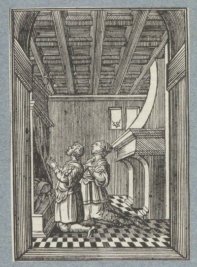 Tobias och Saras bröllopsnatt av Christoffel van Sichem (II)