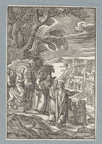 Inträde i Jerusalem av Christoffel van Sichem (II)
