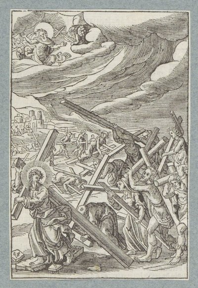 Låt din vilja ske på jorden som i himlen av Christoffel van Sichem (II)