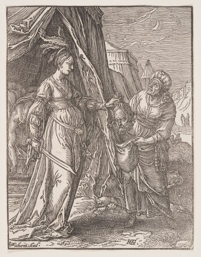Judith med Holofernes huvud av Christoffel van Sichem I