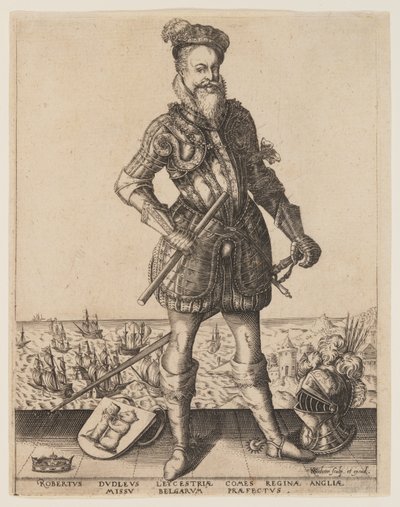 Robert Dudley, earl av Leicester av Christoffel van Sichem I