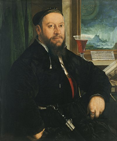 Porträtt av Matthew Schwarz av Christoph Amberger
