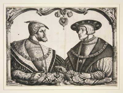 Kejsarna Karl V och Ferdinand I av Christoph Bockstorffer