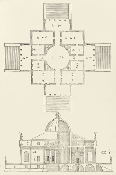 The Four Books of Architecture av Andrea Palladio, 1570 av Christoph Krieger
