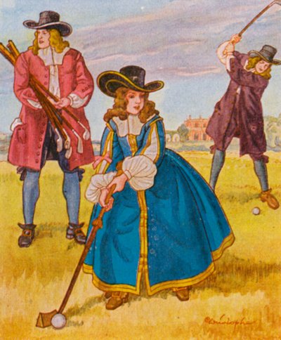 Golfspiel von Christophe (1856-1945)