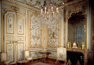 Utsikt över apornas kabinett eller "La Grande Singerie"" av Christophe Huet (1700-1759) 1737 Chantilly, Musee Conde av Christophe Huet