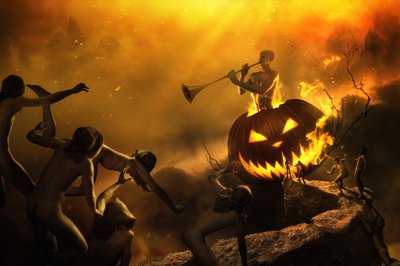 Flammande pumpa-besvärjelse av Christophe Kiciak