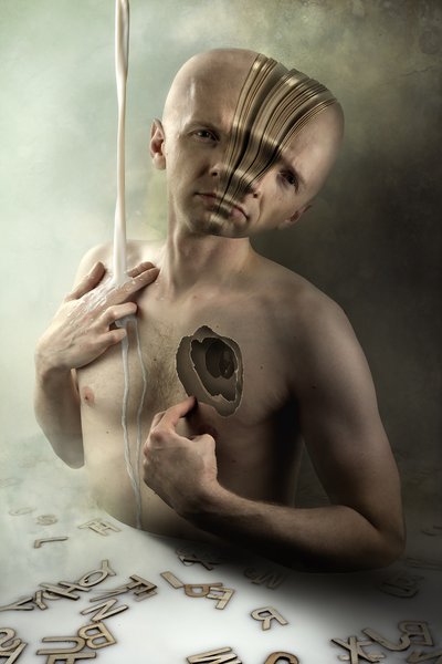 Surrealistiskt tankflöde av Christophe Kiciak