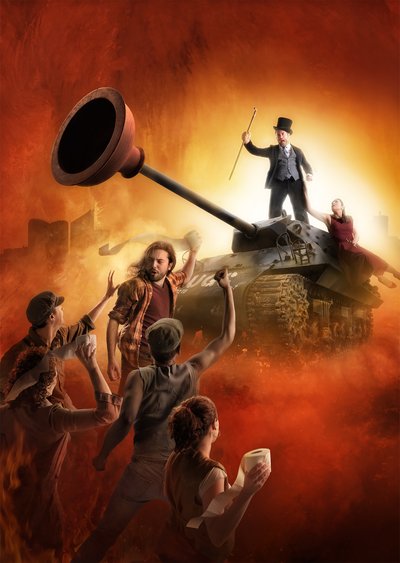 Top Hat-tankprotest av Christophe Kiciak