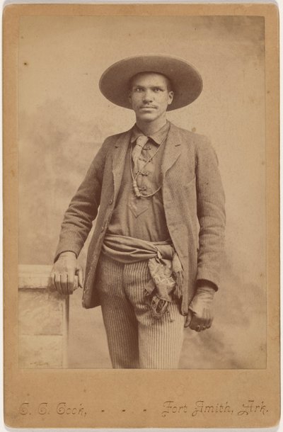 Porträtt av en man,ca. 1880 (foto) av Christopher C. Cook