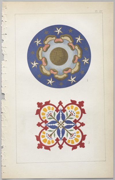 Konsten att dekorativ design: med en bilaga, som visar de timmar på dygnet då blommor öppnar, publicerad av Day & Son, London, 1862 av Christopher Dresser