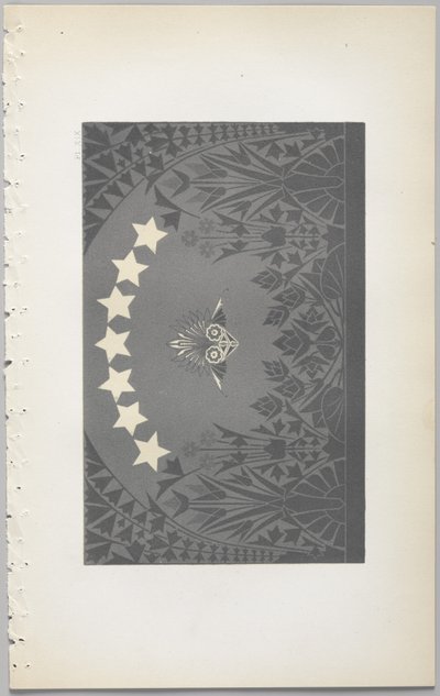 Konsten att dekorativ design: med en bilaga, som visar de timmar på dygnet då blommor öppnar, publicerad av Day & Son, London, 1862 av Christopher Dresser