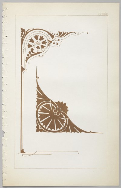 Konsten att dekorativ design: med en bilaga, som visar de timmar på dygnet då blommor öppnar, publicerad av Day & Son, London, 1862 av Christopher Dresser