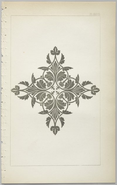 Konsten att dekorativ design: med en bilaga, som visar de timmar på dygnet då blommor öppnar, publicerad av Day & Son, London, 1862 av Christopher Dresser
