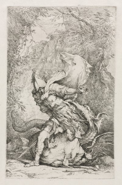 Jason och draken av Christopher Richard Wynne Nevinson