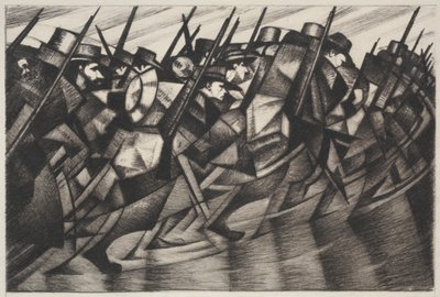 Återvänder till skyttegravarna av Christopher Richard Wynne Nevinson
