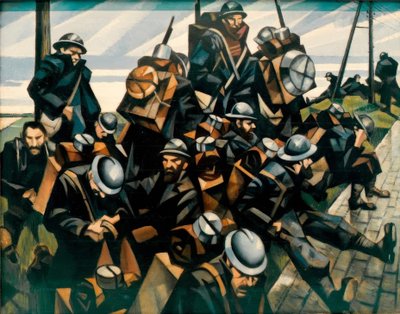 Trupper som vilar av Christopher Richard Wynne Nevinson