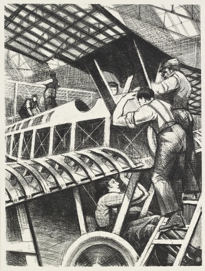 Montering av delar, 1917 av Christopher Richard Wynne Nevinson