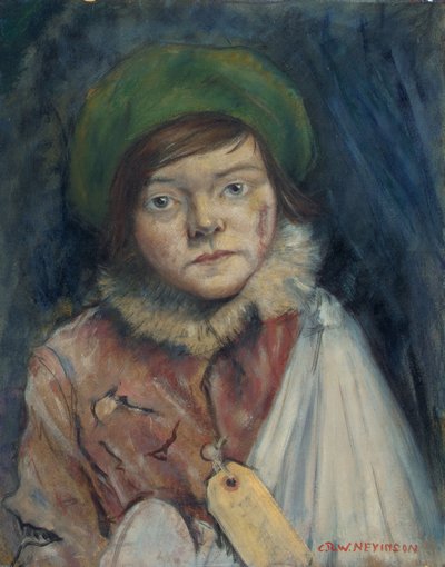 Camden Town Kid, eller Cockney Stoic, 1940 av Christopher Richard Wynne Nevinson