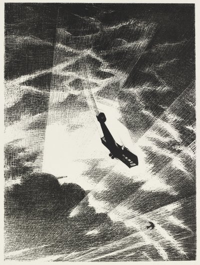 Svep ner på en Taube, 1917 av Christopher Richard Wynne Nevinson