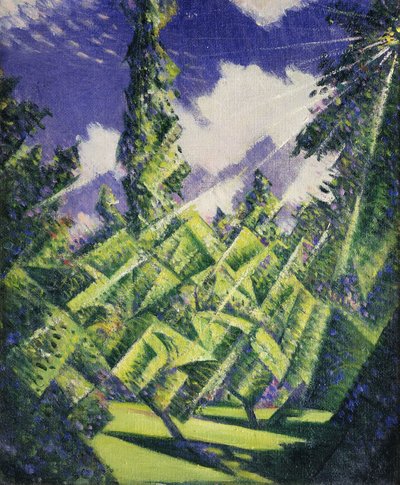 De fyra årstiderna: Sommar, ca 1919 av Christopher Richard Wynne Nevinson
