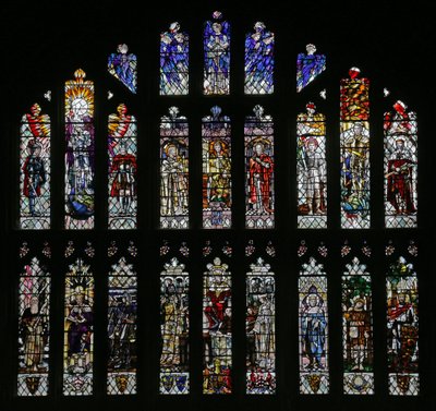 The Spirit of God: Chapter House-vindue af Christopher Whall, 1903 swed av Christopher Whall