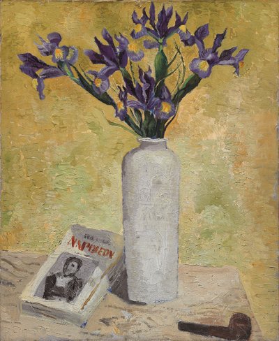 Iris i en lång vas av Christopher Wood