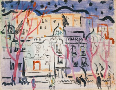 Gatubild, södra Frankrike av Christopher Wood