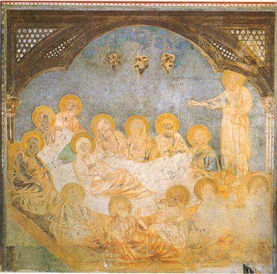 Marias död av Cimabue