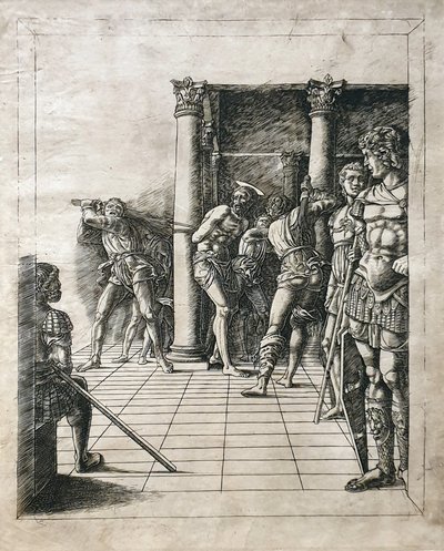 Kristi flagellation av Circle of Andrea Mantegna