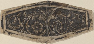 Prydnad i hexagonal form av Circle of Francesco Francia