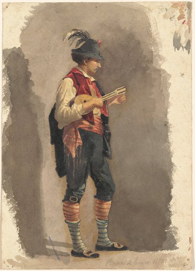 Stående musiker av Circle of Mariano Fortuny Marsal