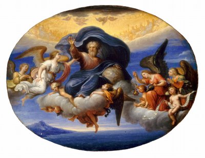 Gud Fadern av Circle of Pierre Mignard I