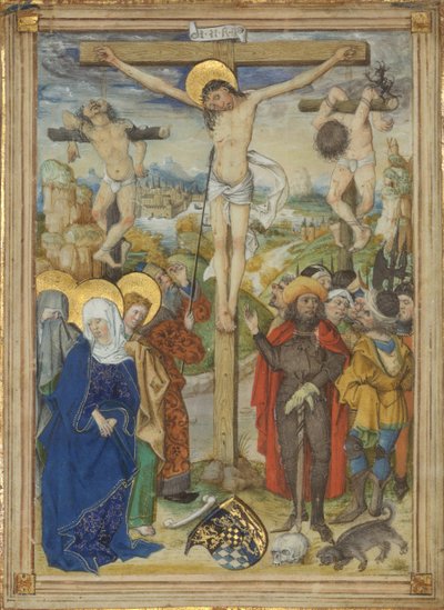 Korsfästelsen, 1481-82. av Circle of the Housebook Master