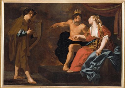 Orpheus, Pluto och Proserpina. av Claes Cornelisz. Moeyaert