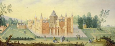 Kloster och slott i Egmond av Claes Jacobsz van der Heck