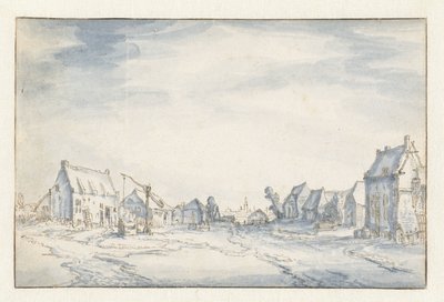utsikt över byn av Claes Jansz. Visscher (II) (attributed to)