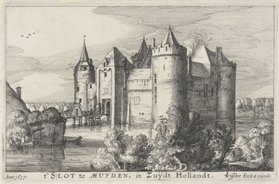 Utsikt över Muiderslot t
