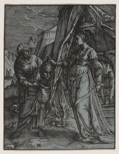 Judith med Holofernes huvud av Claes Jansz. Visscher