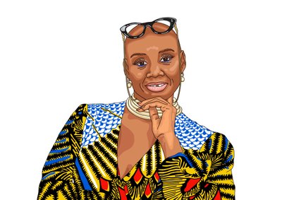 Andi Oliver, 2022 (digital) av Claire Huntley
