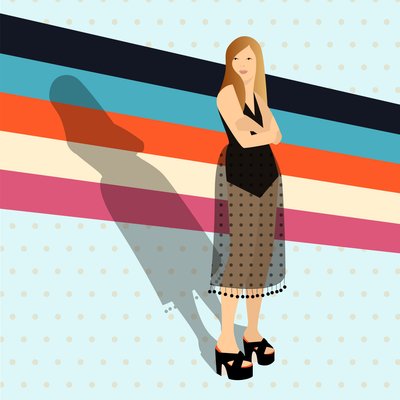 Mode ränder av Claire Huntley