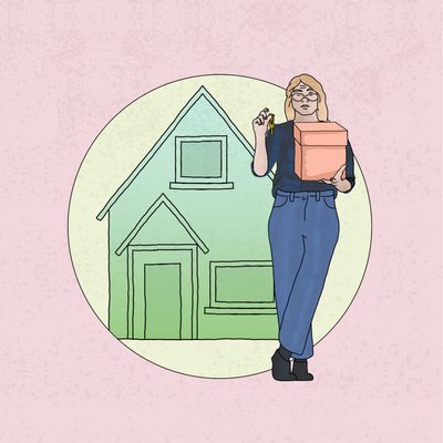 Eget hem, 2024 (digital) av Claire Huntley