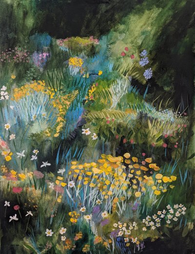 Vildblommaträdgård av Claire Whitehead