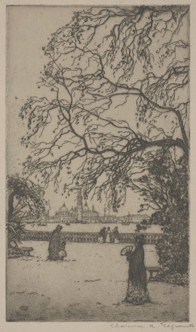 Offentliga trädgårdar, Venedig av Clarence A. Gagnon