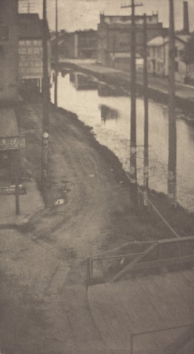 Telegrafstolpar, ca 1900. av Clarence H White