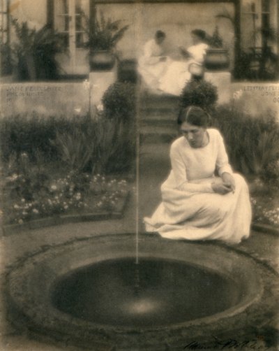Fontänen (platinatryck) av Clarence Henry White