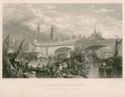 Öppnandet av New London Bridge av Clarkson Frederick Stanfield