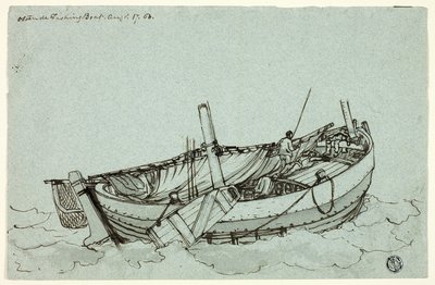 Ostende fiskebåt av Clarkson Stanfield