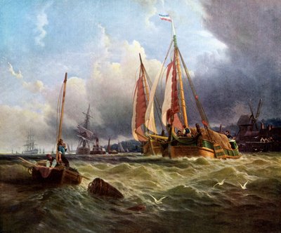 Gamla Schelde, Texel, 1862, c1920. av Clarkson Stanfield