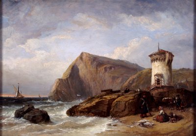 Terracina-tornet, 1854 av Clarkson Stanfield